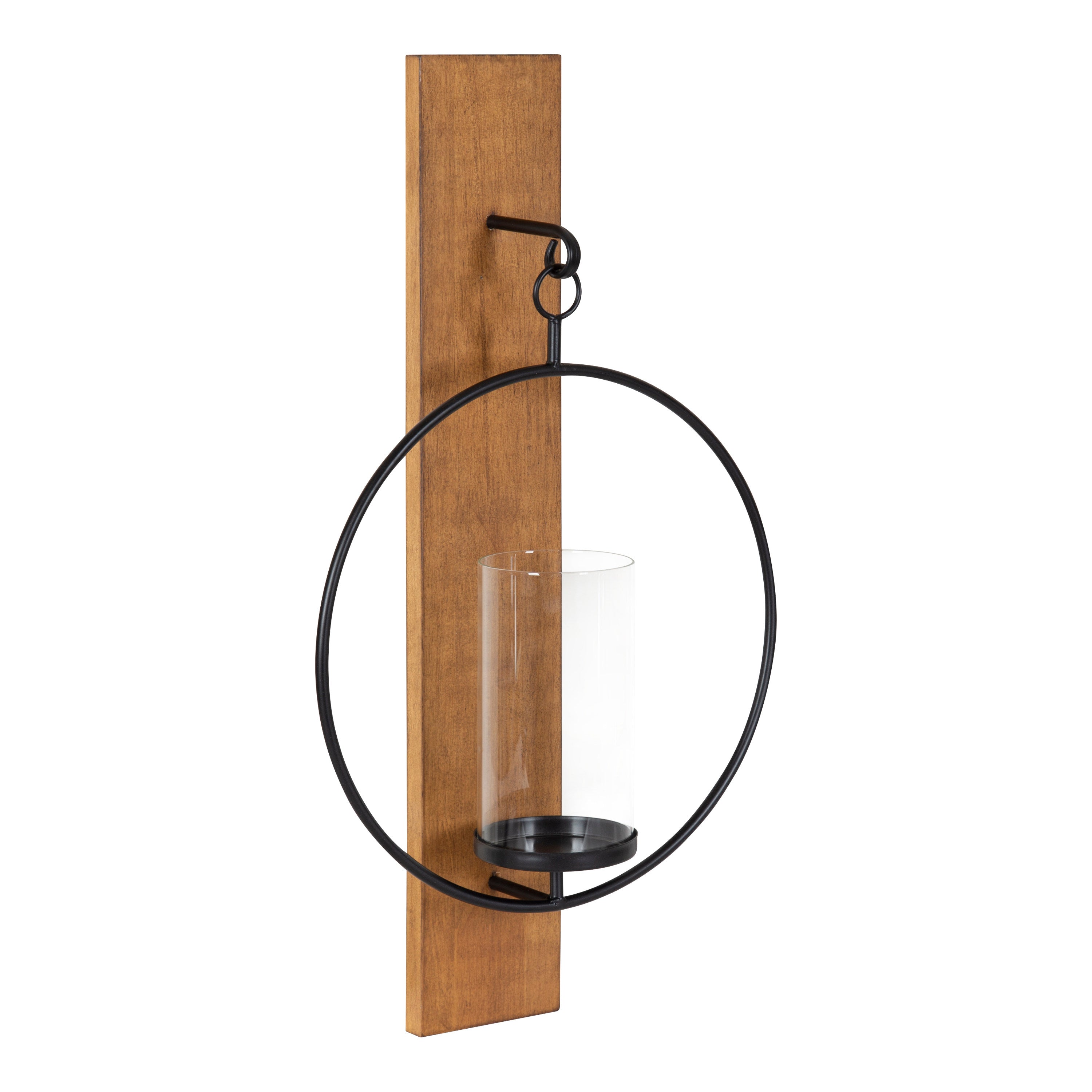 Maxfield Wood and Metal Wall Sconce