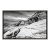 Sylvie Moab Framed Canvas by Pete Olsen, Gray 23x33