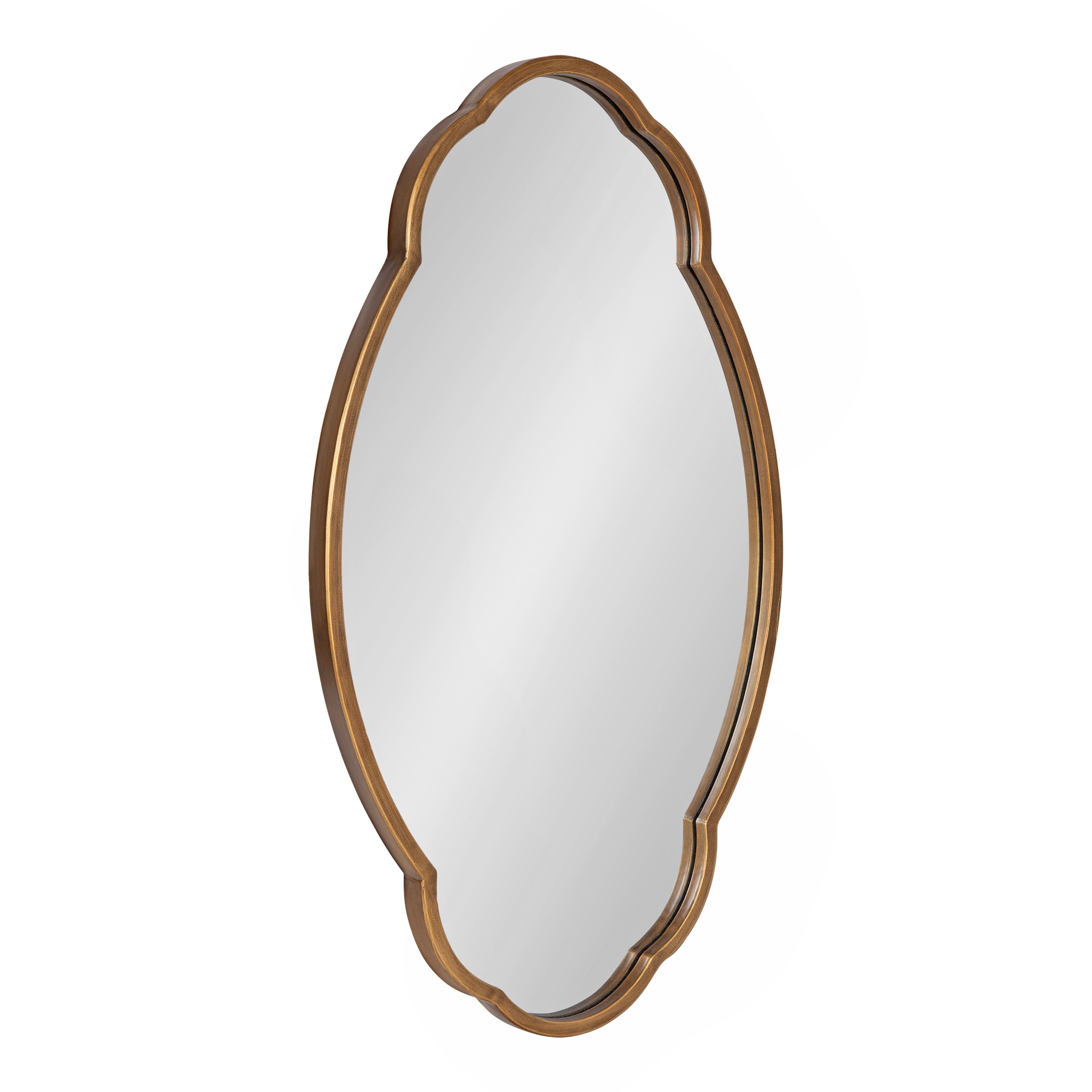 Magritte Scalloped Oval Wall Mirror