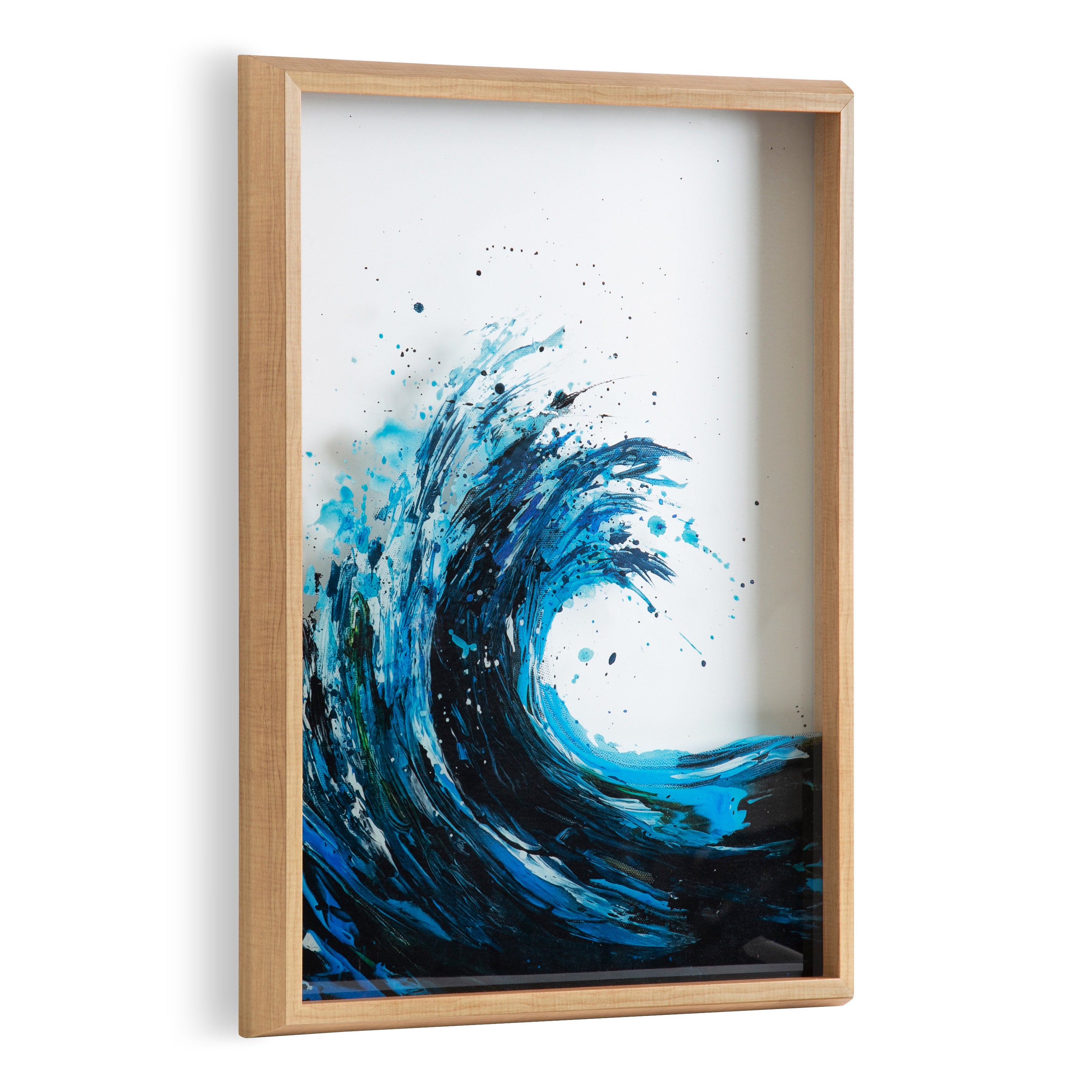 Blake Waves Framed Printed Art
