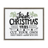 Sylvie Fresh Cut Christmas Framed Canvas By Lindsay Hopkins