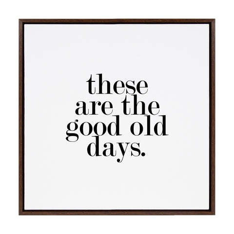 Sylvie Good Old Days Framed Canvas by Maggie Price of Hunt and Gather Goods