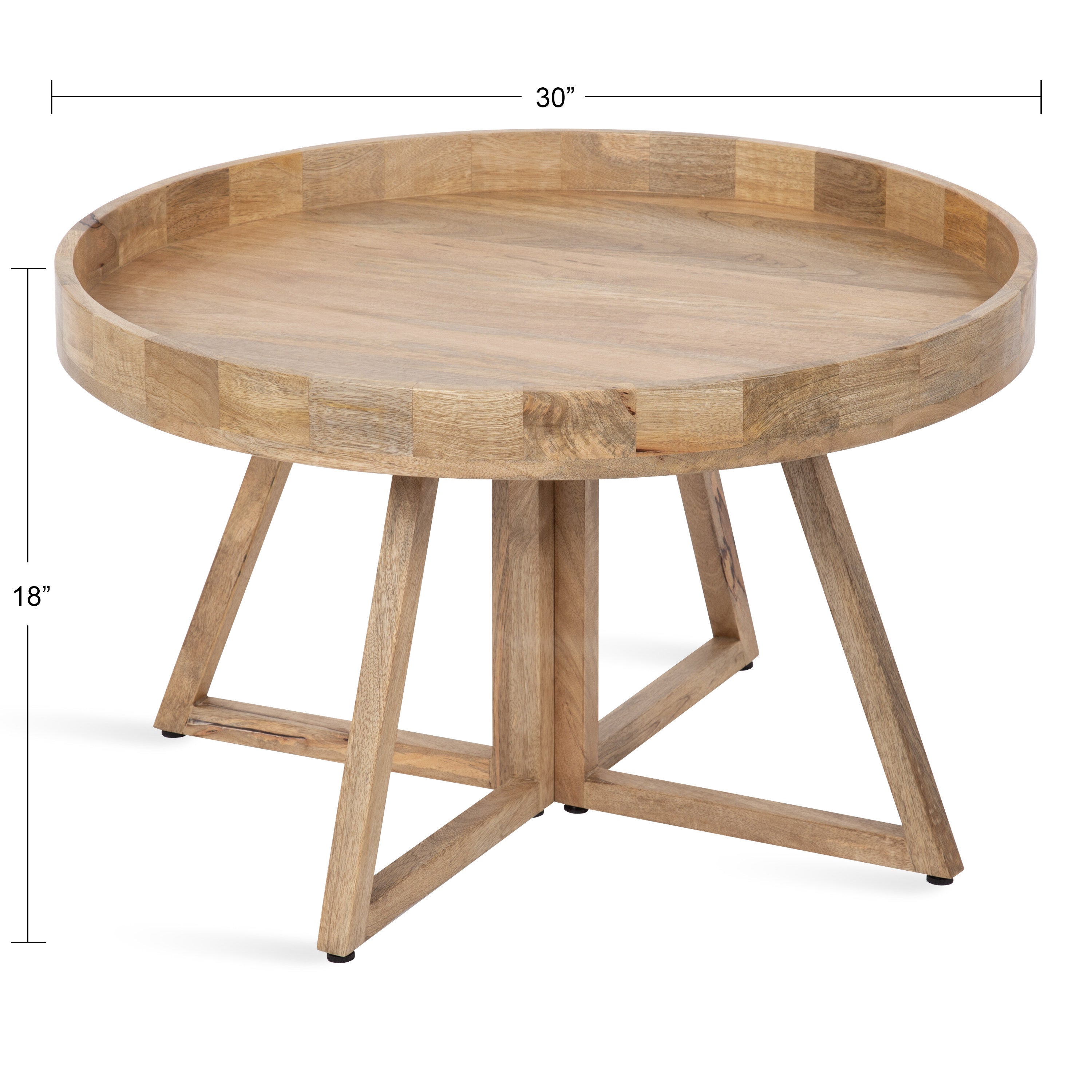 Avery Round Wood Coffee Table