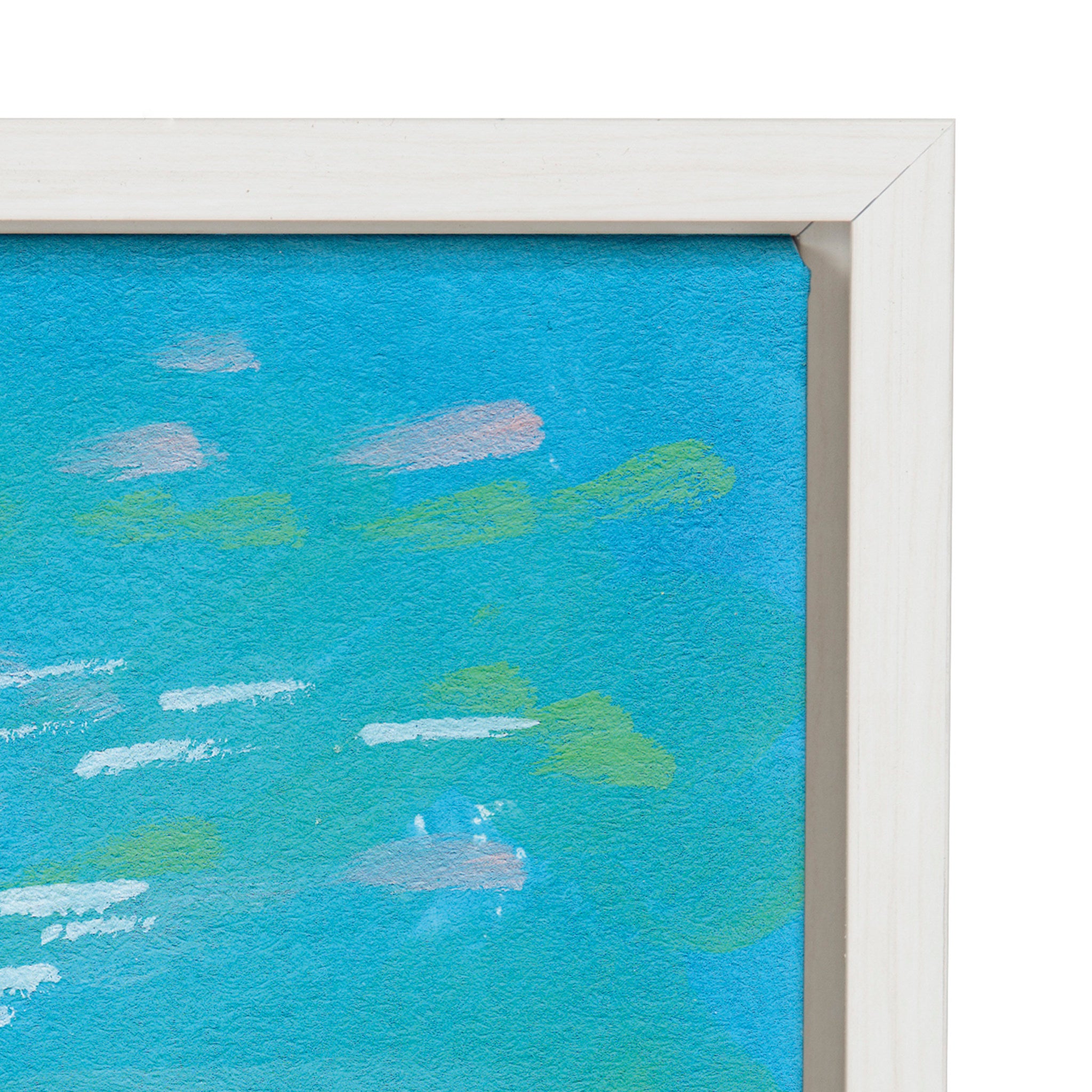 Sylvie Summer Sip Framed Canvas by Rachel Christopoulos