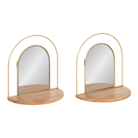 Reverie Mirror Wall Sconce Set