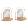 Reverie Mirror Wall Sconce Set