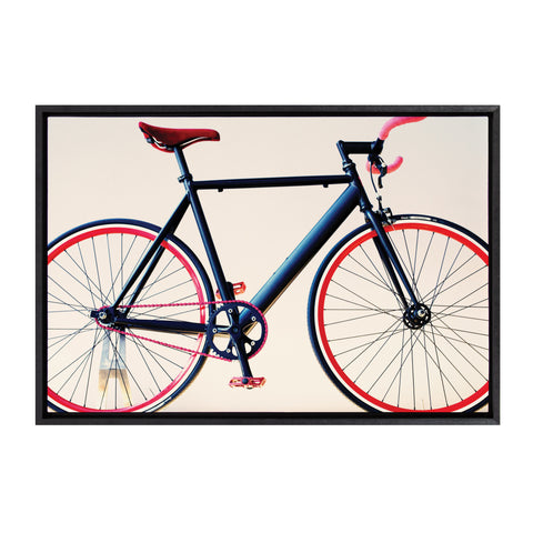 Sylvie Tour de France Framed Canvas by Caroline Mint