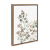 Sylvie Botanical Soft Maiden Framed Canvas by Sara Berrenson
