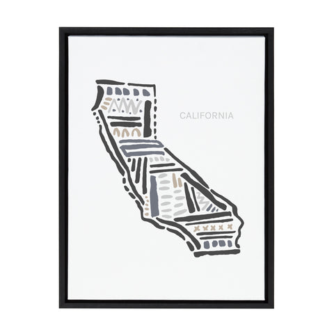 Sylvie California Framed Canvas By Statement Goods