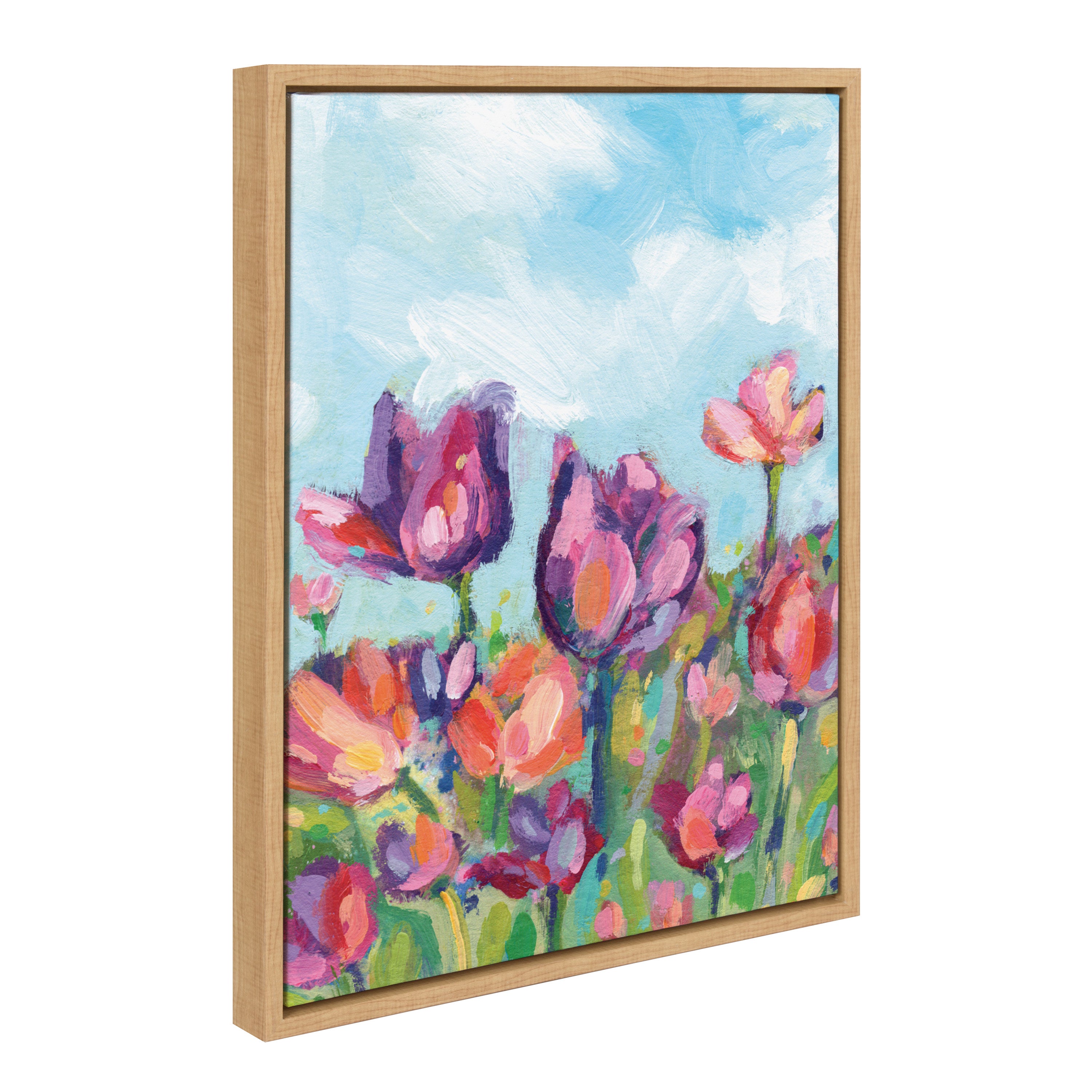 Sylvie Spring Framed Canvas by Rachel Christopoulos
