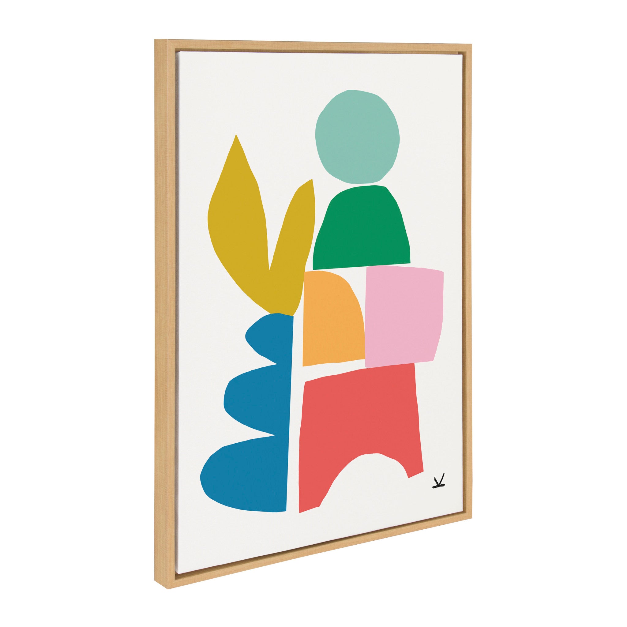 Sylvie Warm Winter Framed Canvas by Kelly Knaga
