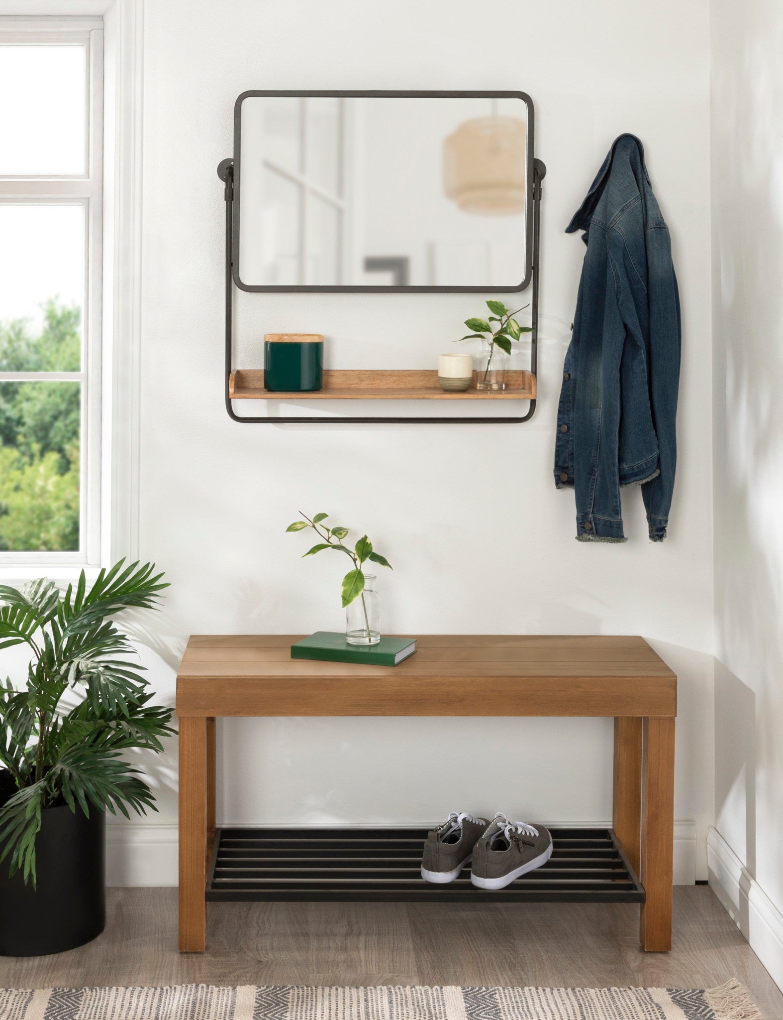 Rheeves Mirror with Shelf