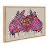 Sylvie From the Heart Framed Canvas by Arm of Casso