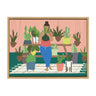 Sylvie Plant Lady Framed Canvas by Queenbe Monyei