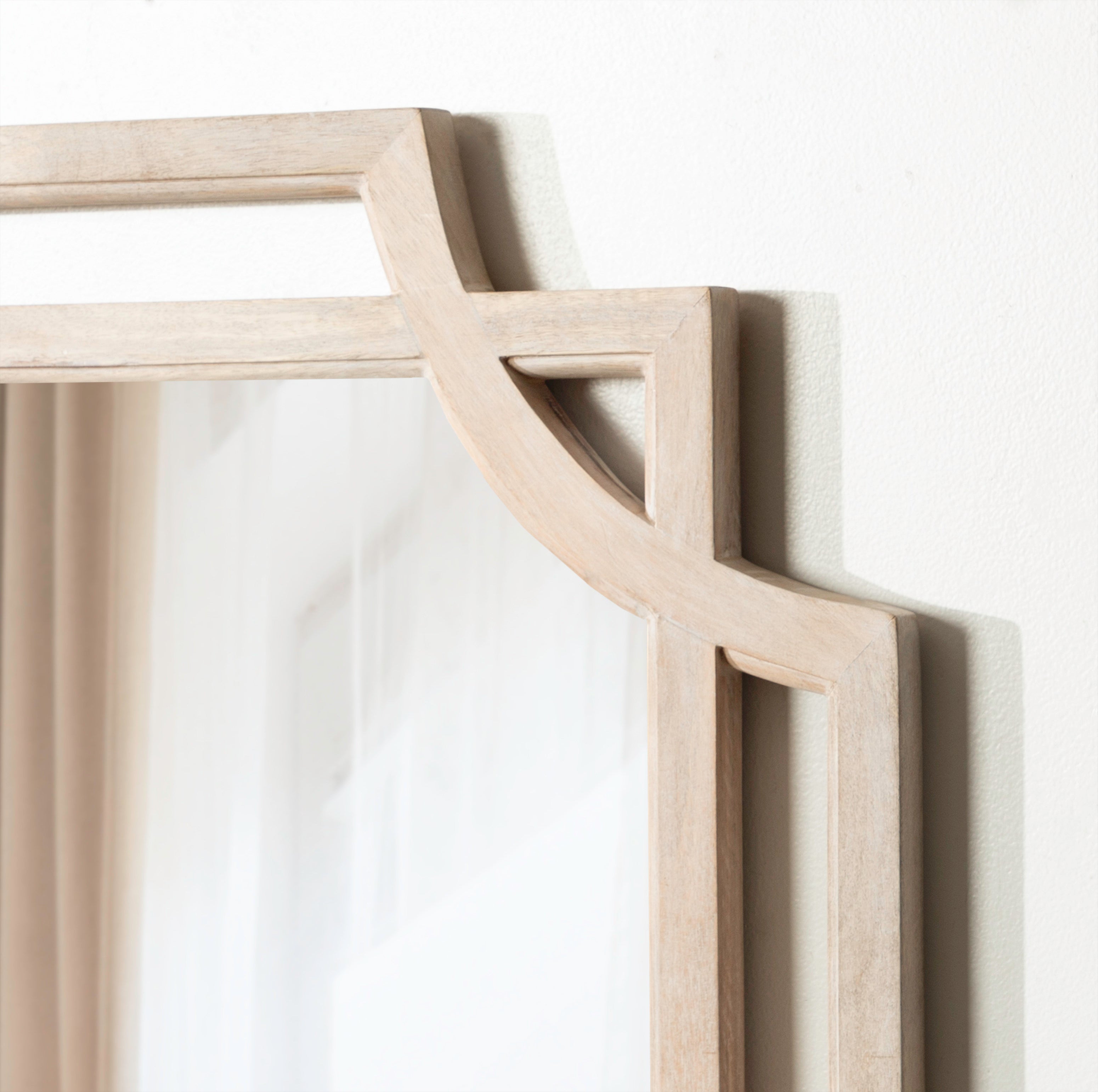 Minuette Wood Framed Wall Mirror