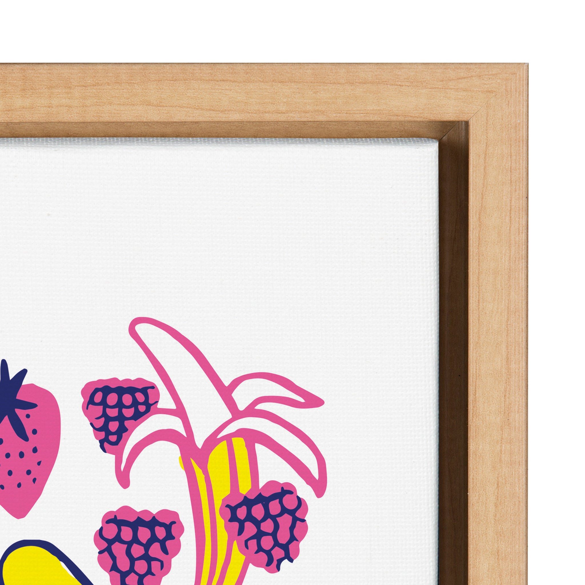 Sylvie Here for the Snacks Framed Canvas by Maria Filar