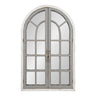 Boldmere Wood Windowpane Arch Mirror