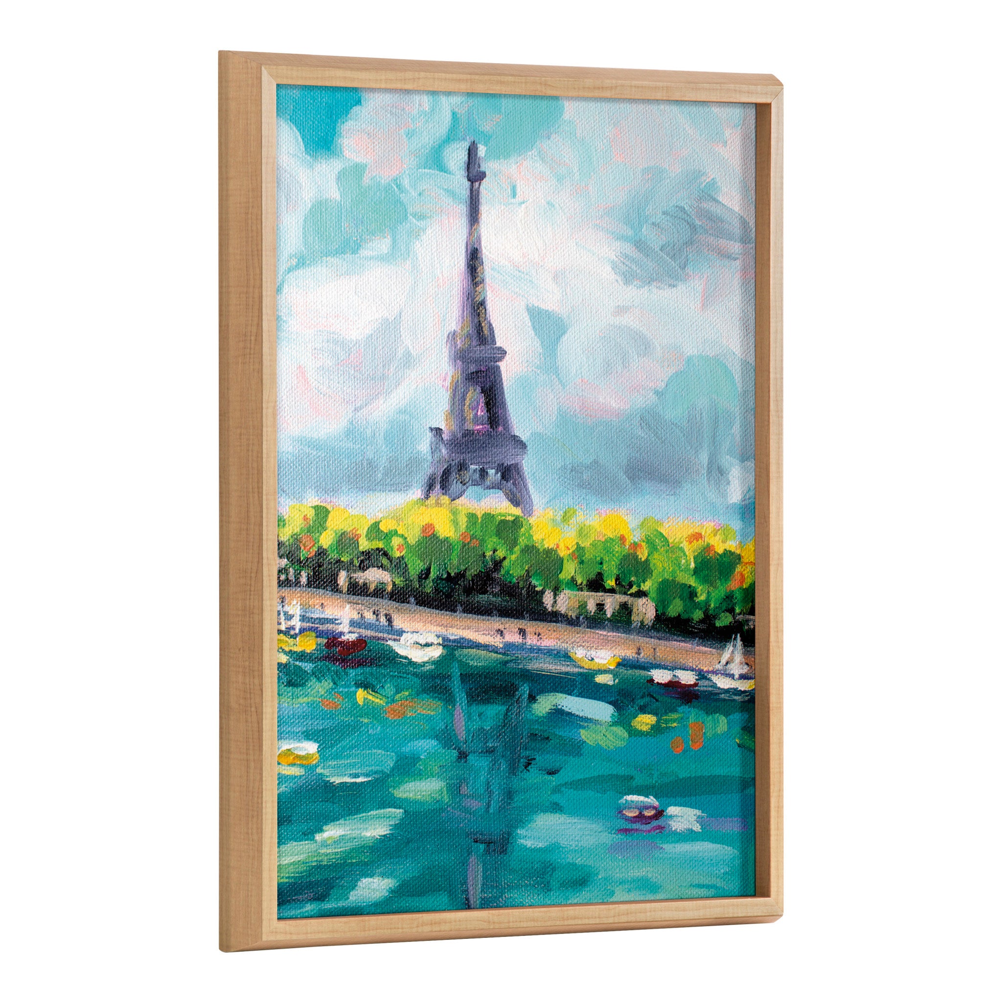 Blake Touch of Fall in Paris Framed Printed Wood by Rachel Christopoulos