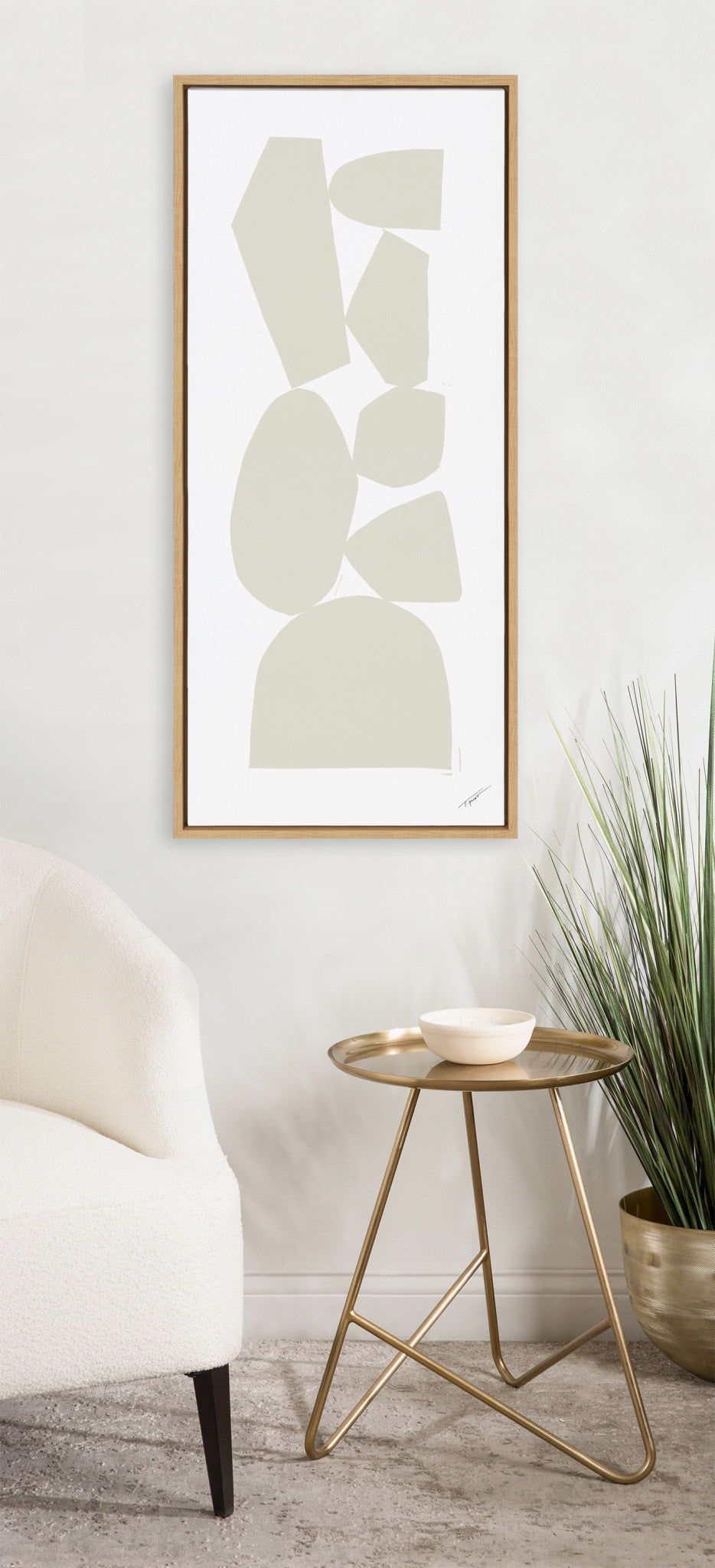 Sylvie Constructed IV Framed Canvas by Statement Goods