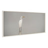 Sylvie Great White Egret Framed Canvas by Crystal Lynn Collins