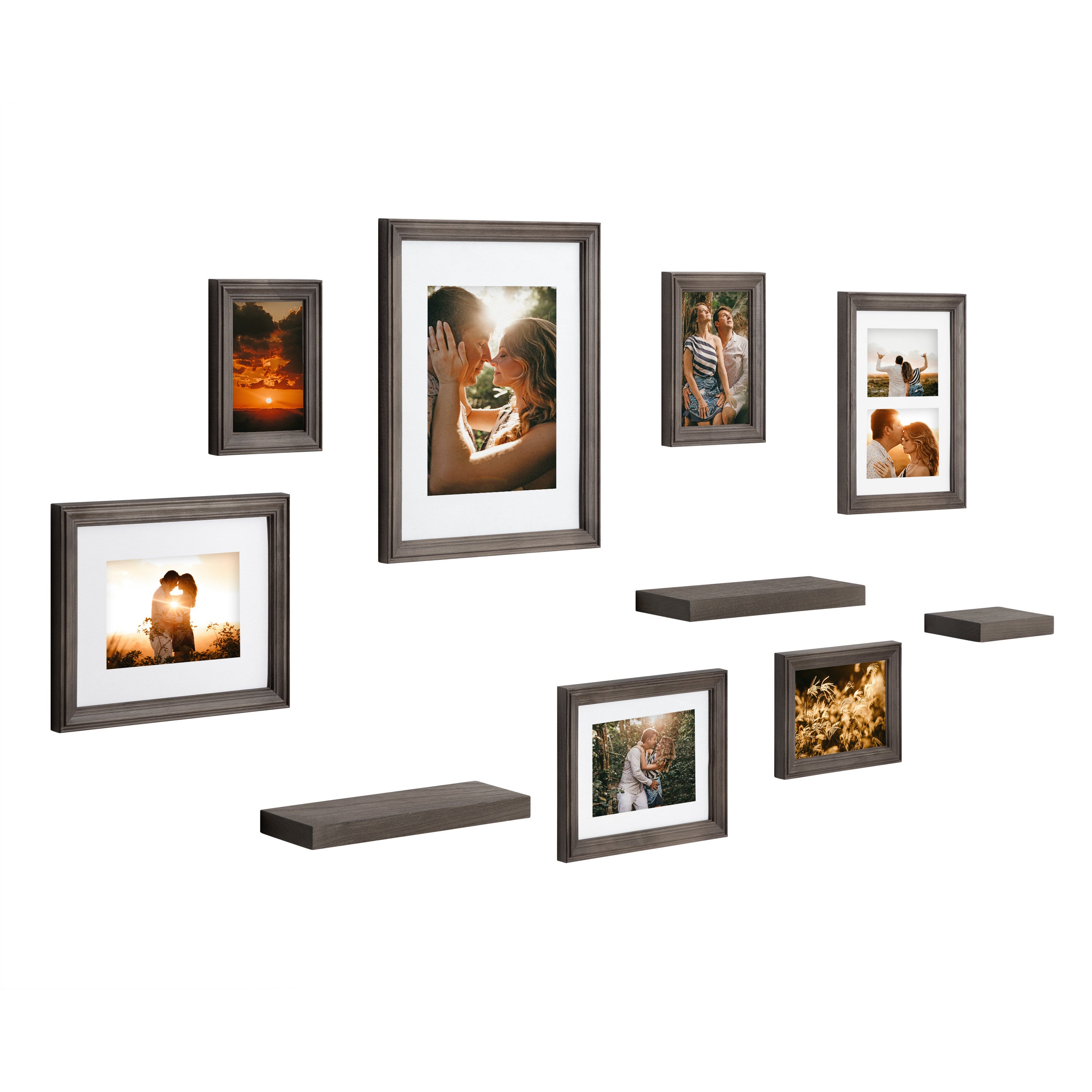 Bordeaux Gallery Wall Frame And Shelf Kit