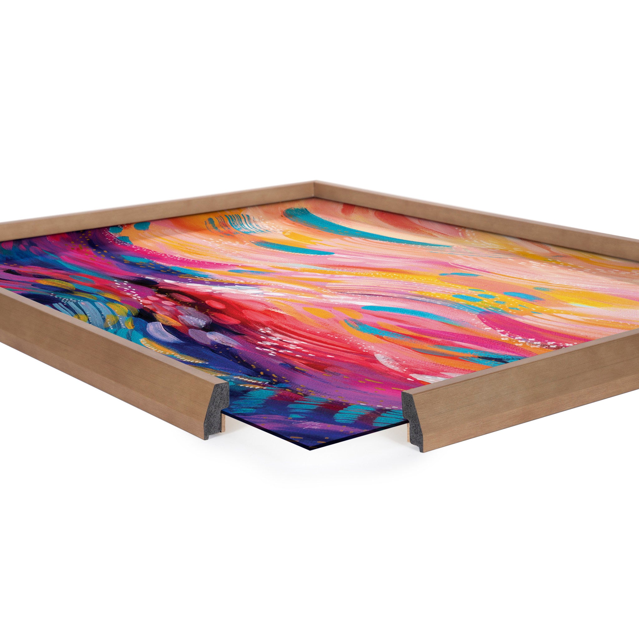 Blake BrushStrokes 90 Framed Printed Art by Jessi Raulet of Ettavee