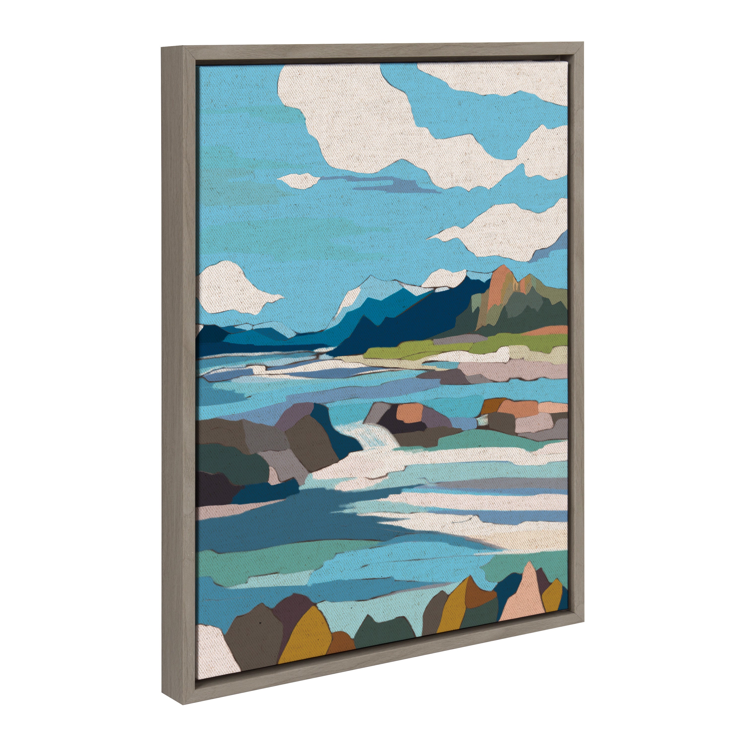 Sylvie Brienz Framed Canvas by Nikita Jariwala
