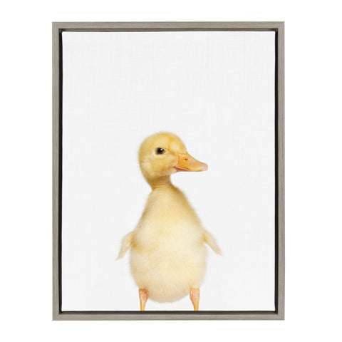 Sylvie Animal Studio Duck Framed Canvas by Amy Peterson Art Studio