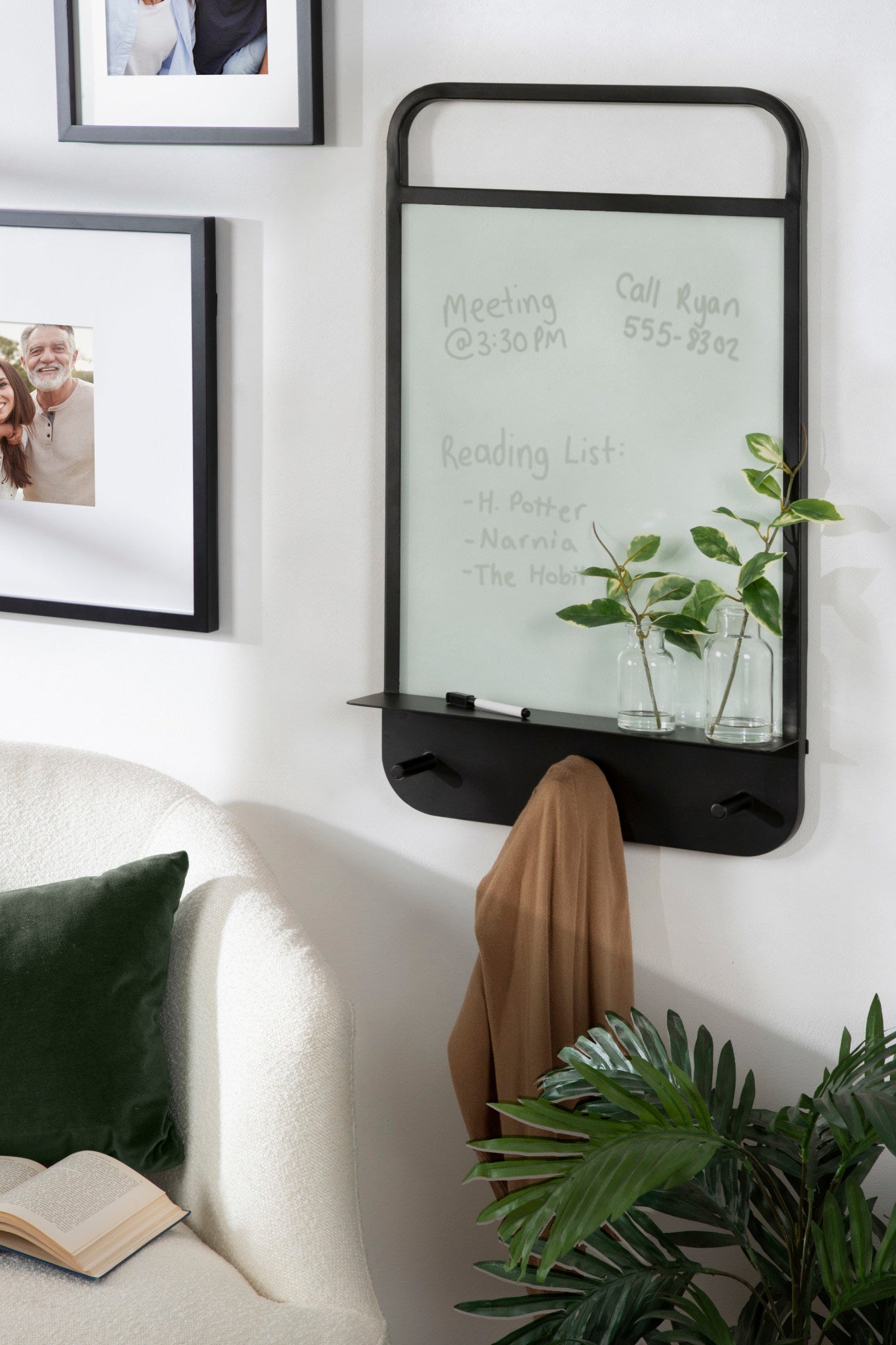 Decatur Hanging Wall Organizer with Hooks