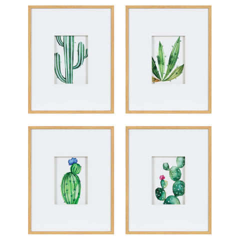Liev Succulent Framed Print Art Set by Maja Mitrovic