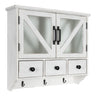Hutchins Decorative Three Drawer Wood Wall Cabinet