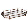 Ciel Metal Mirrored Scalloped Decorative Tray