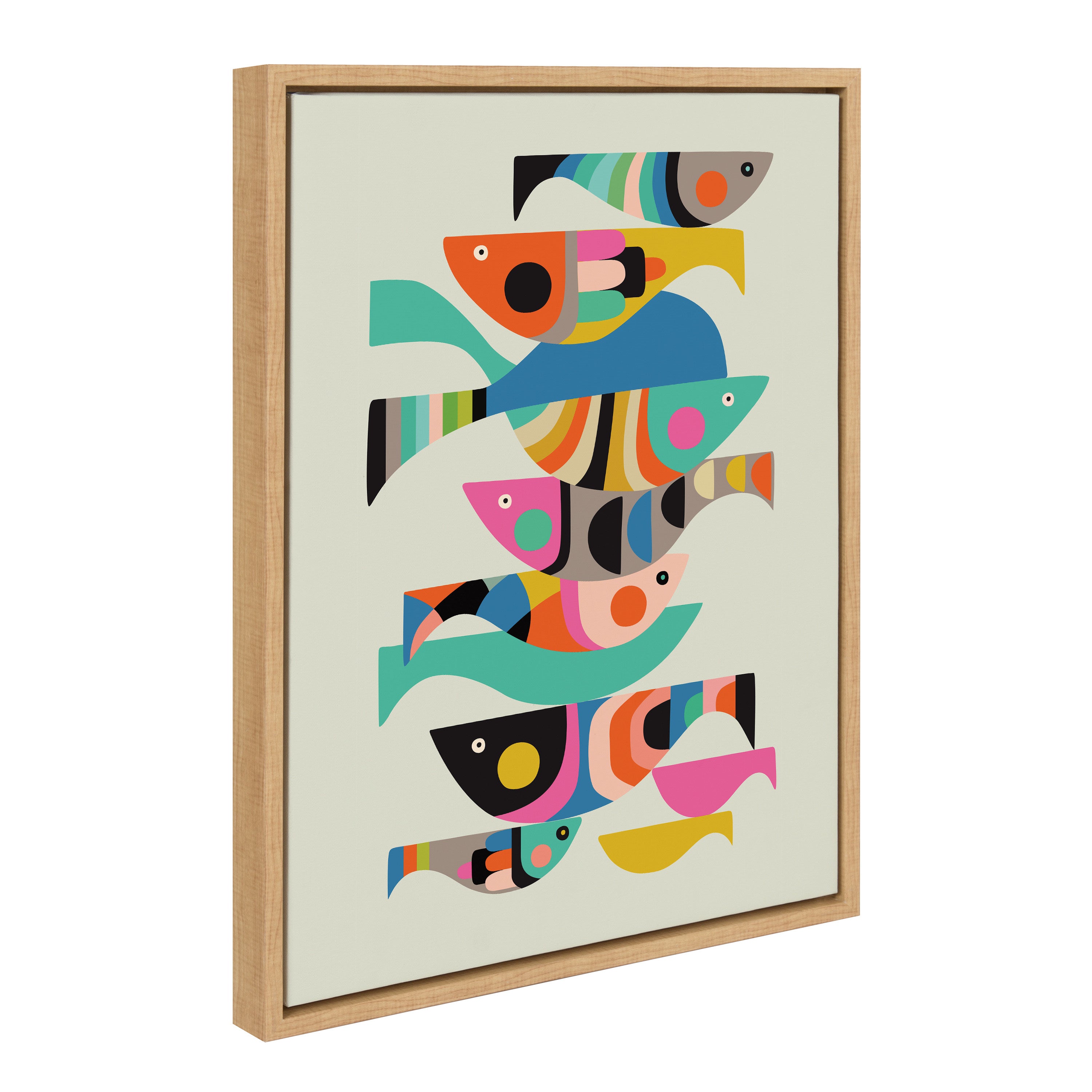 Sylvie Under the Sea Framed Canvas by Rachel Lee of My Dream Wall