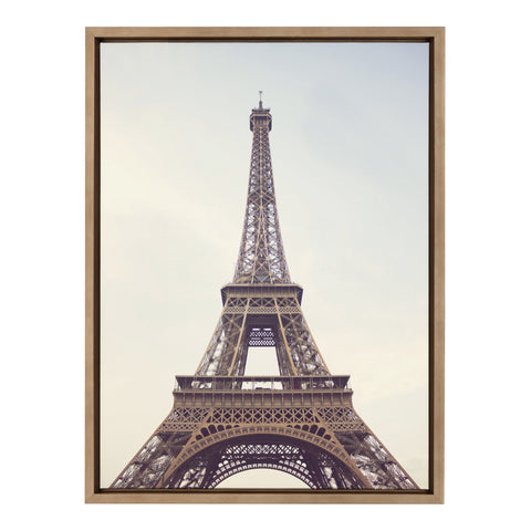 Sylvie The Eiffel Tower Framed Canvas by Caroline Mint