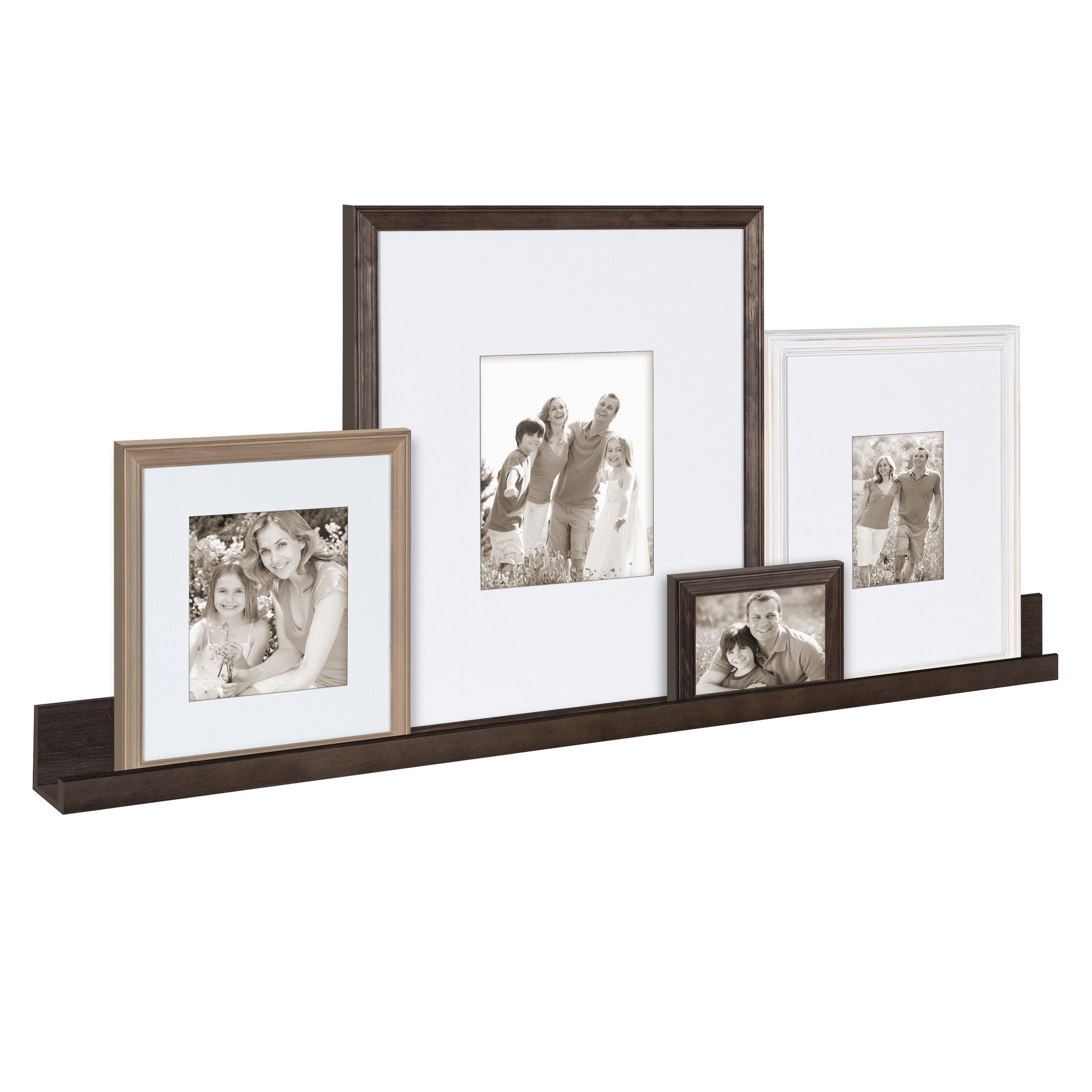 Bordeaux Wall Shelf with Frames Set