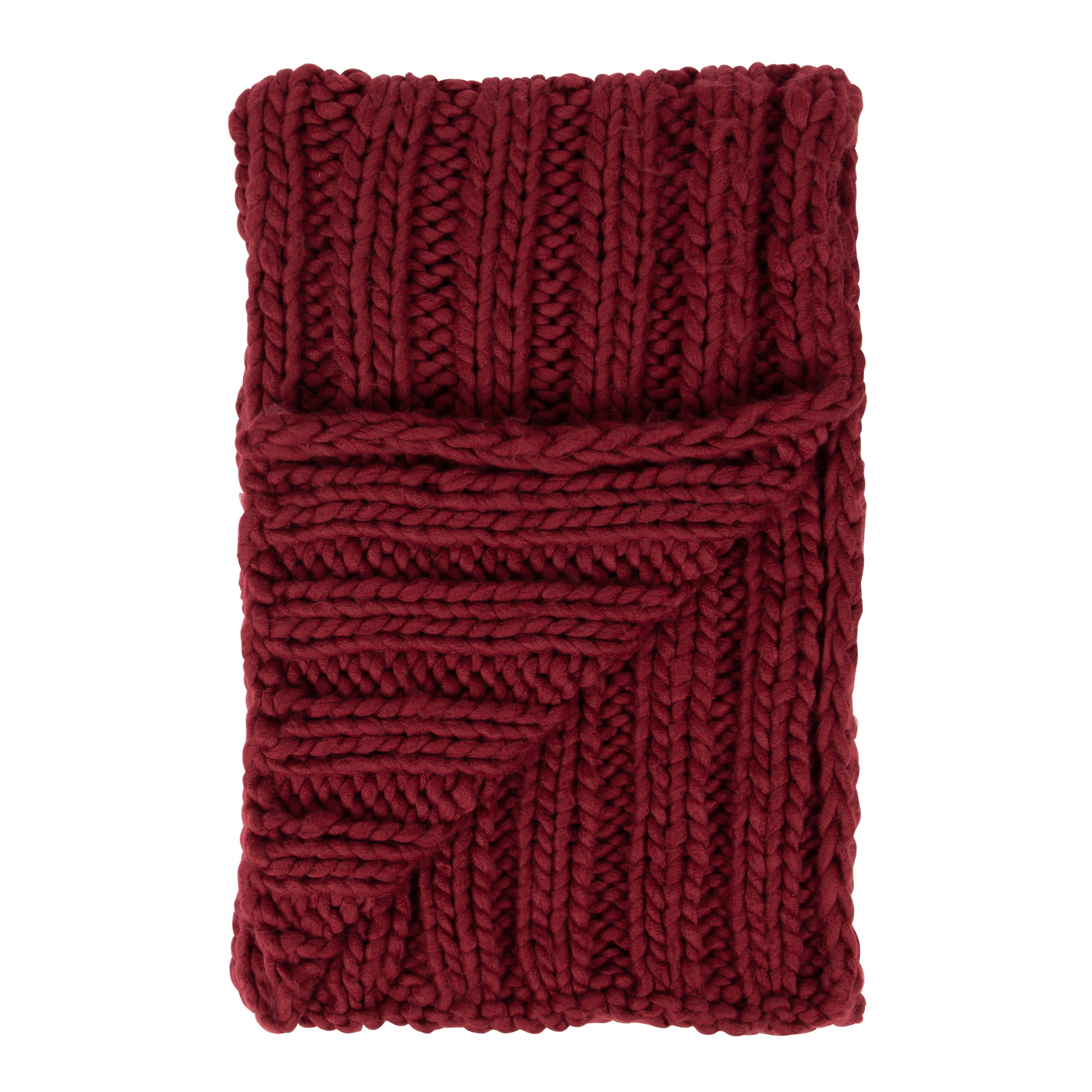 Chunky Knit Throw Blanket