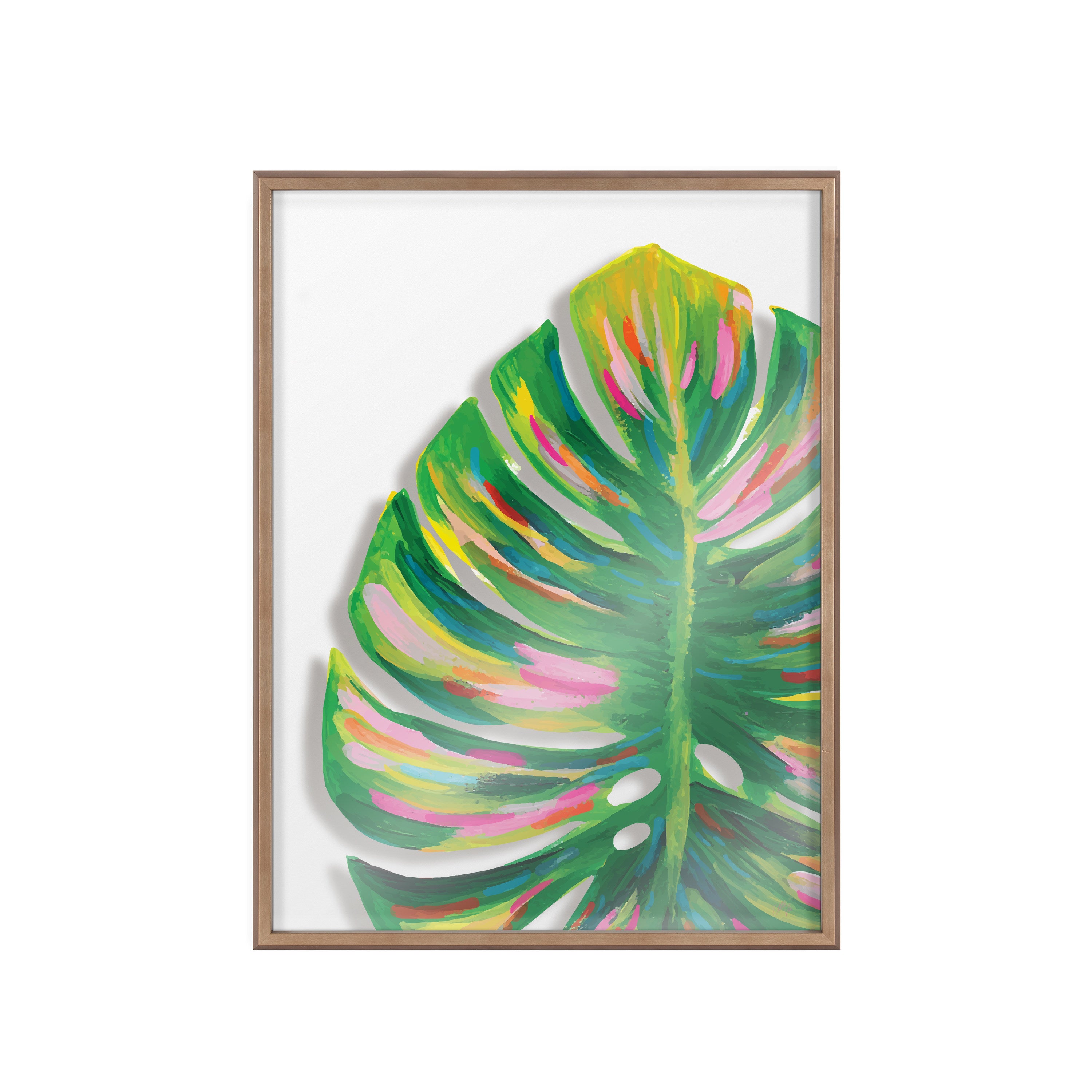 Blake Monstera Framed Printed Art by Jessi Raulet of Ettavee