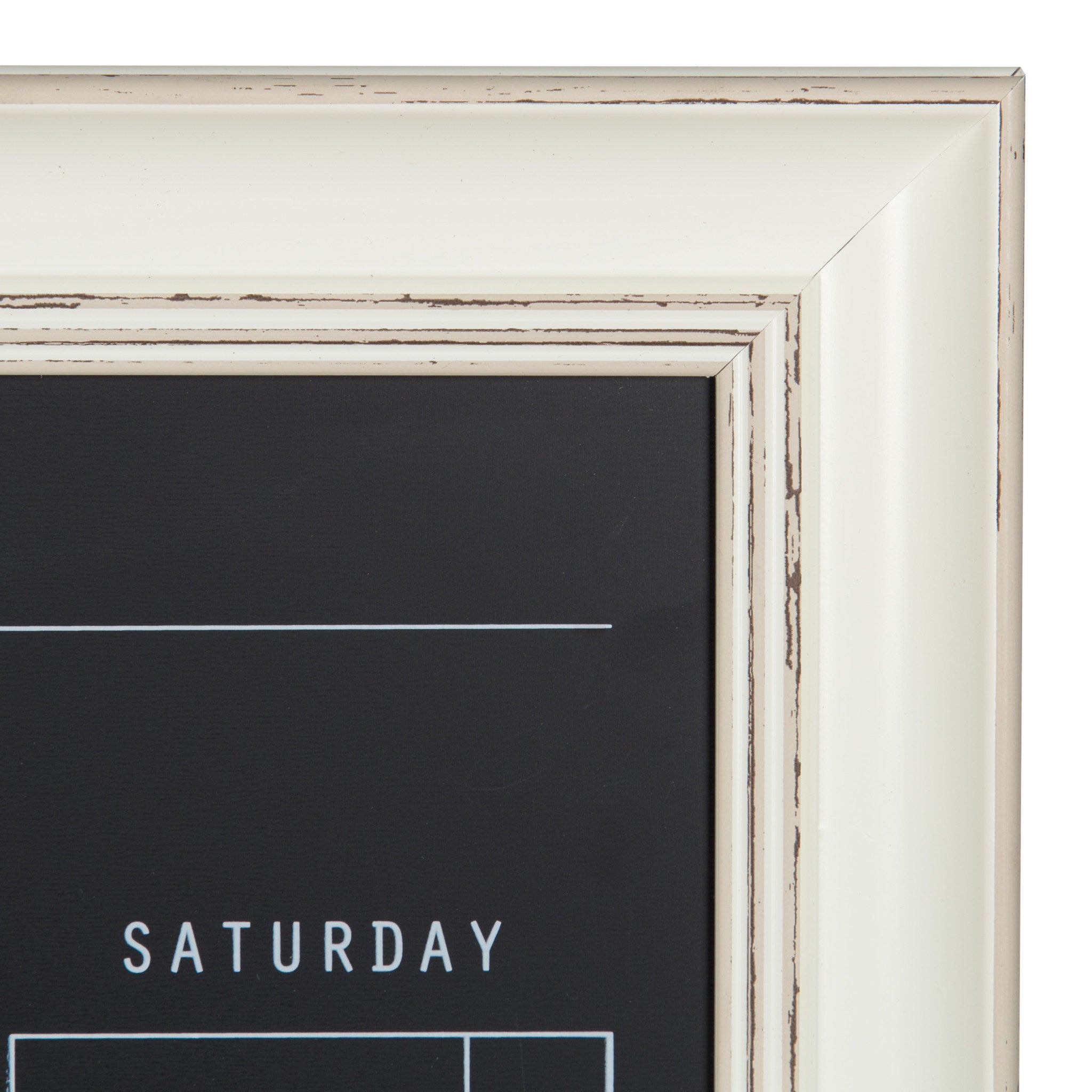 Macon Framed Magnetic Chalkboard Monthly Calendar