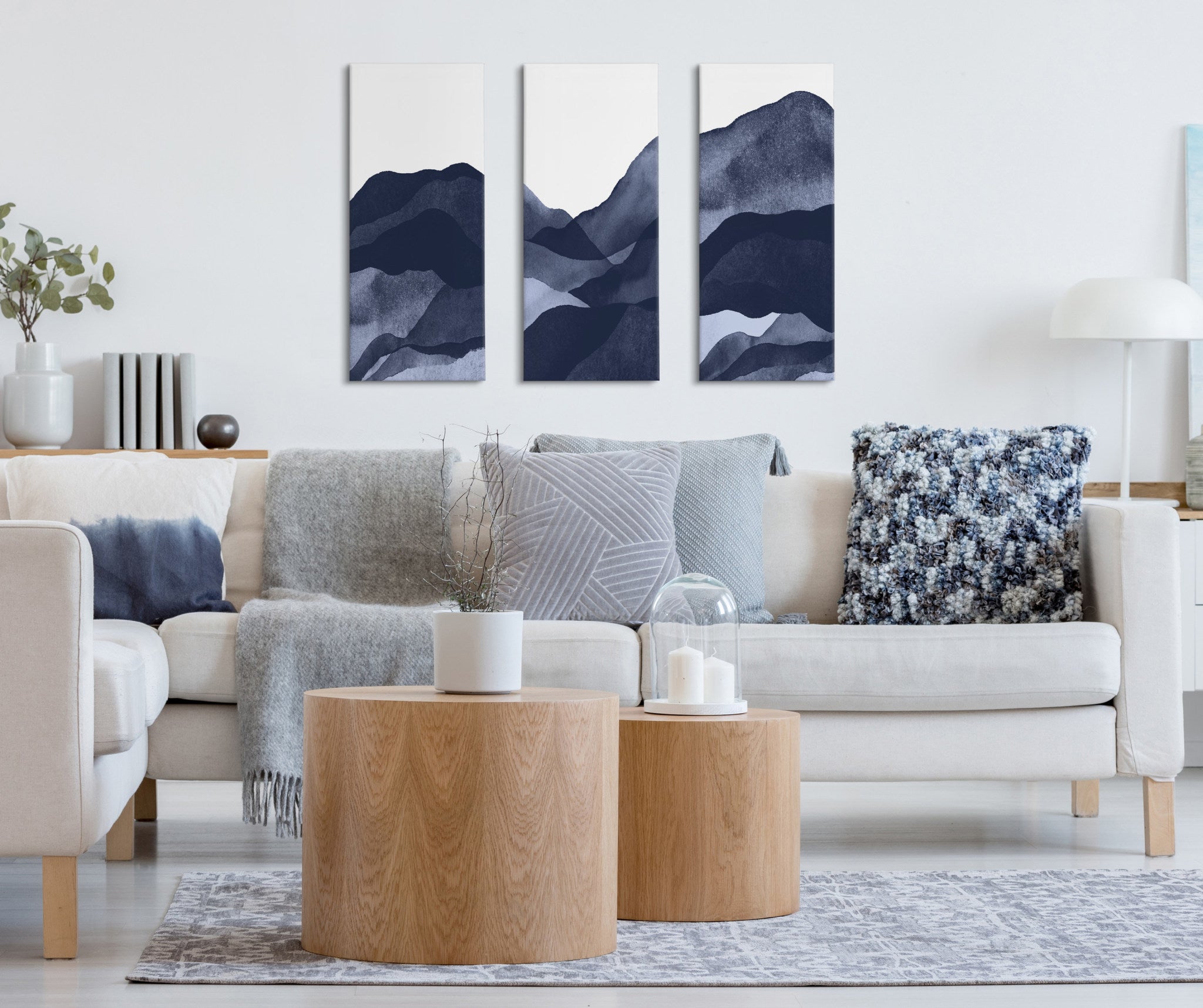 Mountain Range Canvas Wall Art Set by Amy Lighthall