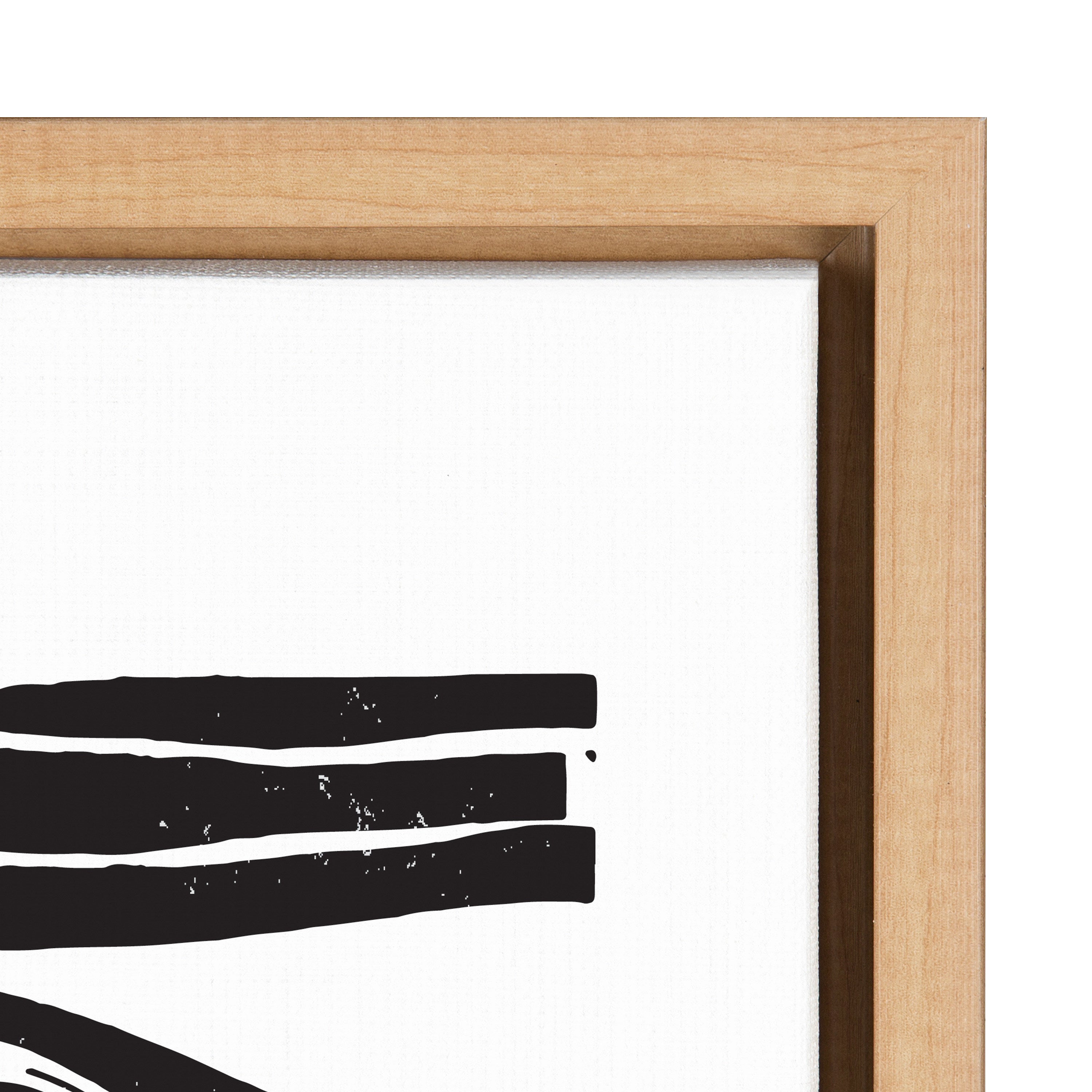 Sylvie Abstract Waves Framed Canvas by Statement Goods