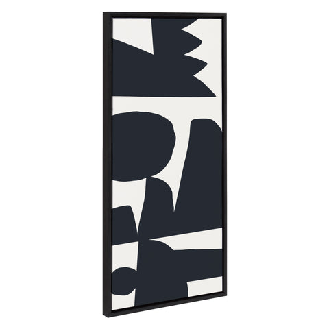 Sylvie Quiet Jungle 1 A Framed Canvas by Kelly Knaga