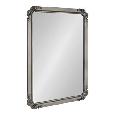 Ornate Wall Mirror Silver 25x35 1