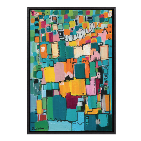 Sylvie Afternoon Delight Framed Canvas by Leah Nadeau