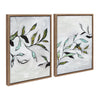 Sylvie Branch I and II Framed Canvas Art Set by Nikita Jariwala
