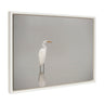 Sylvie Great White Egret Framed Canvas by Crystal Lynn Collins