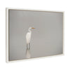 Sylvie Great White Egret Framed Canvas by Crystal Lynn Collins