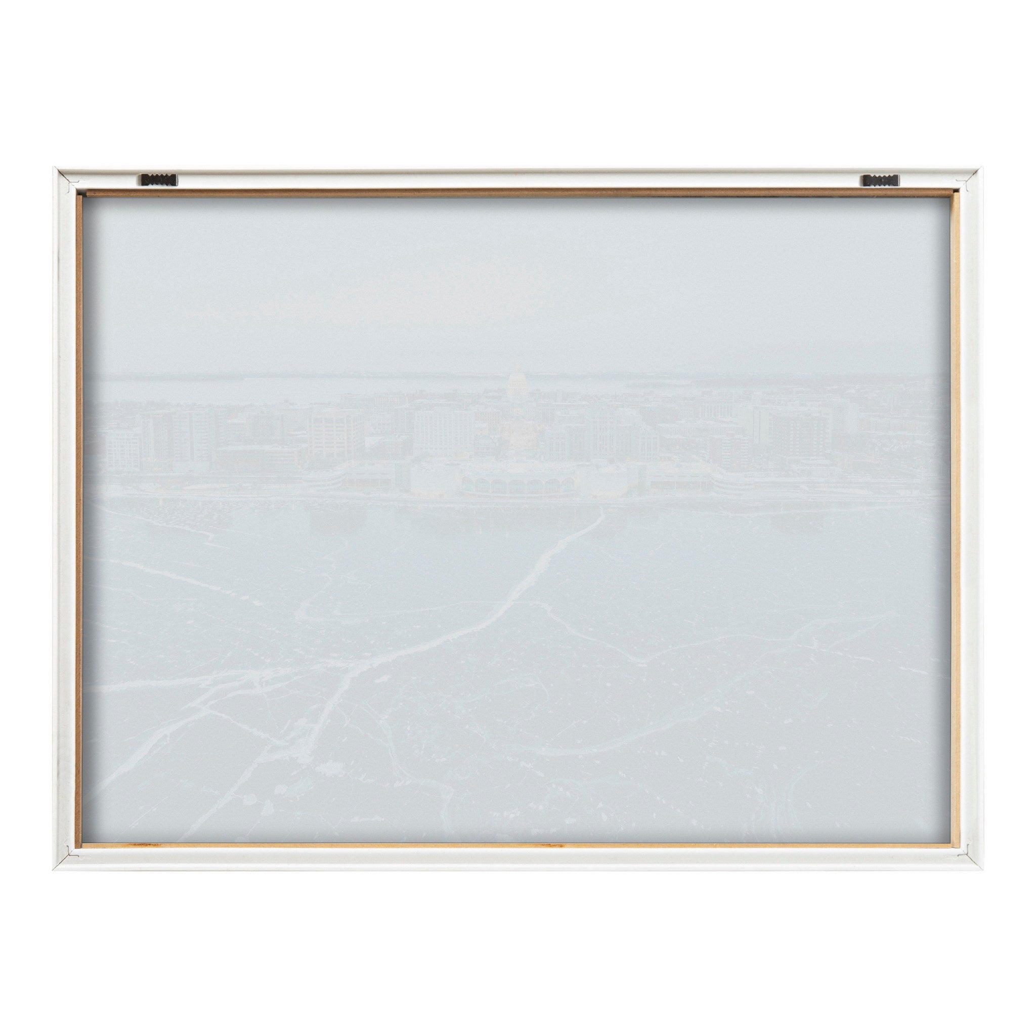 Blake Icy Veins of Winter-Madison Wisconsin Framed Printed Glass by Pete Olsen