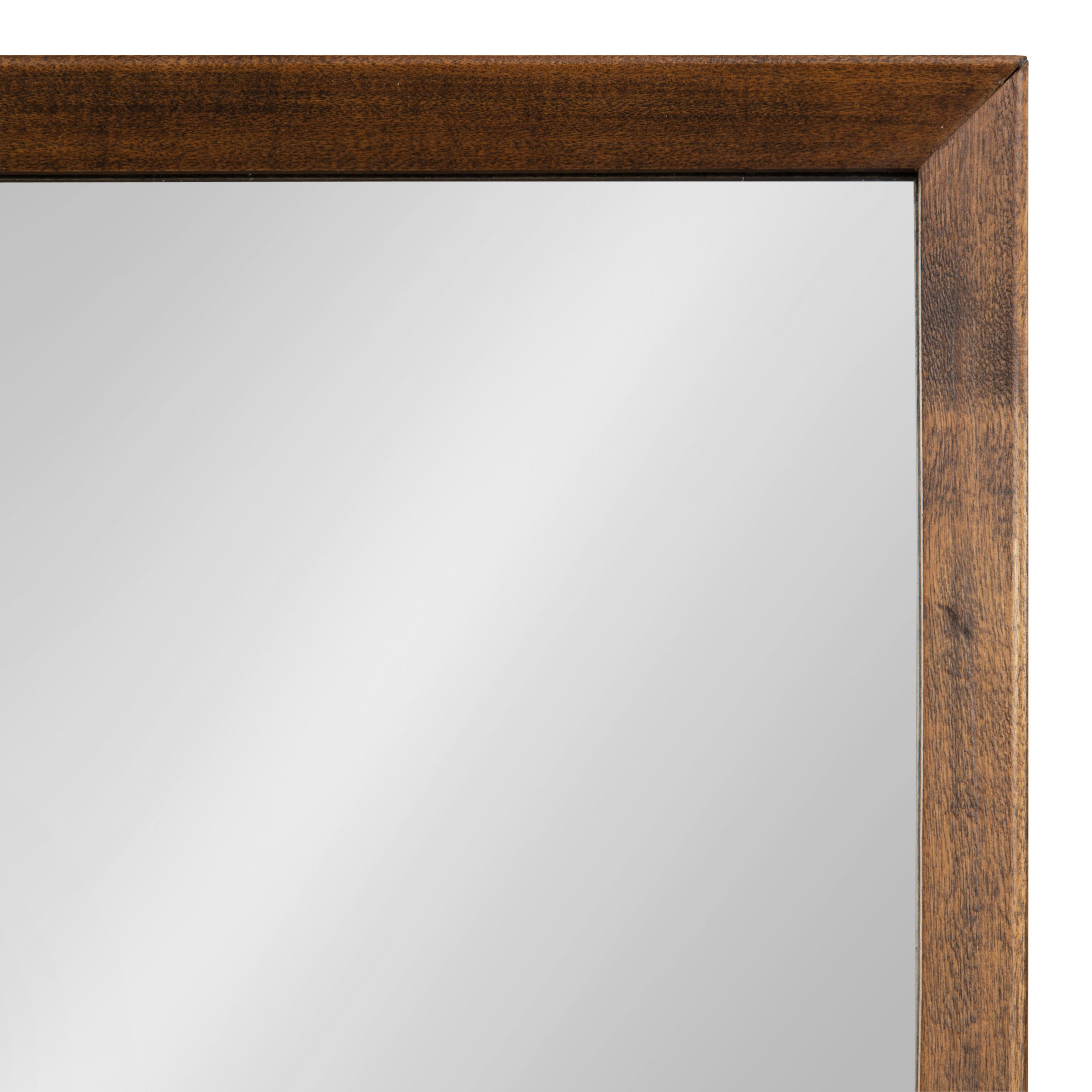 Hinter Framed Wall Mirror with Pegs