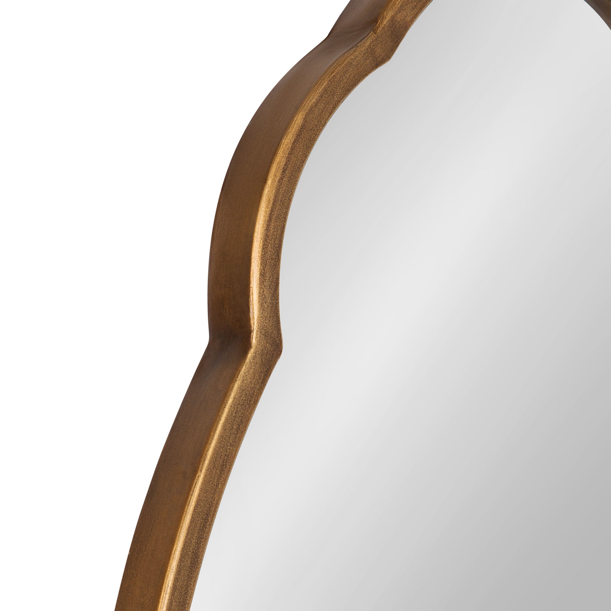 Magritte Scalloped Oval Wall Mirror