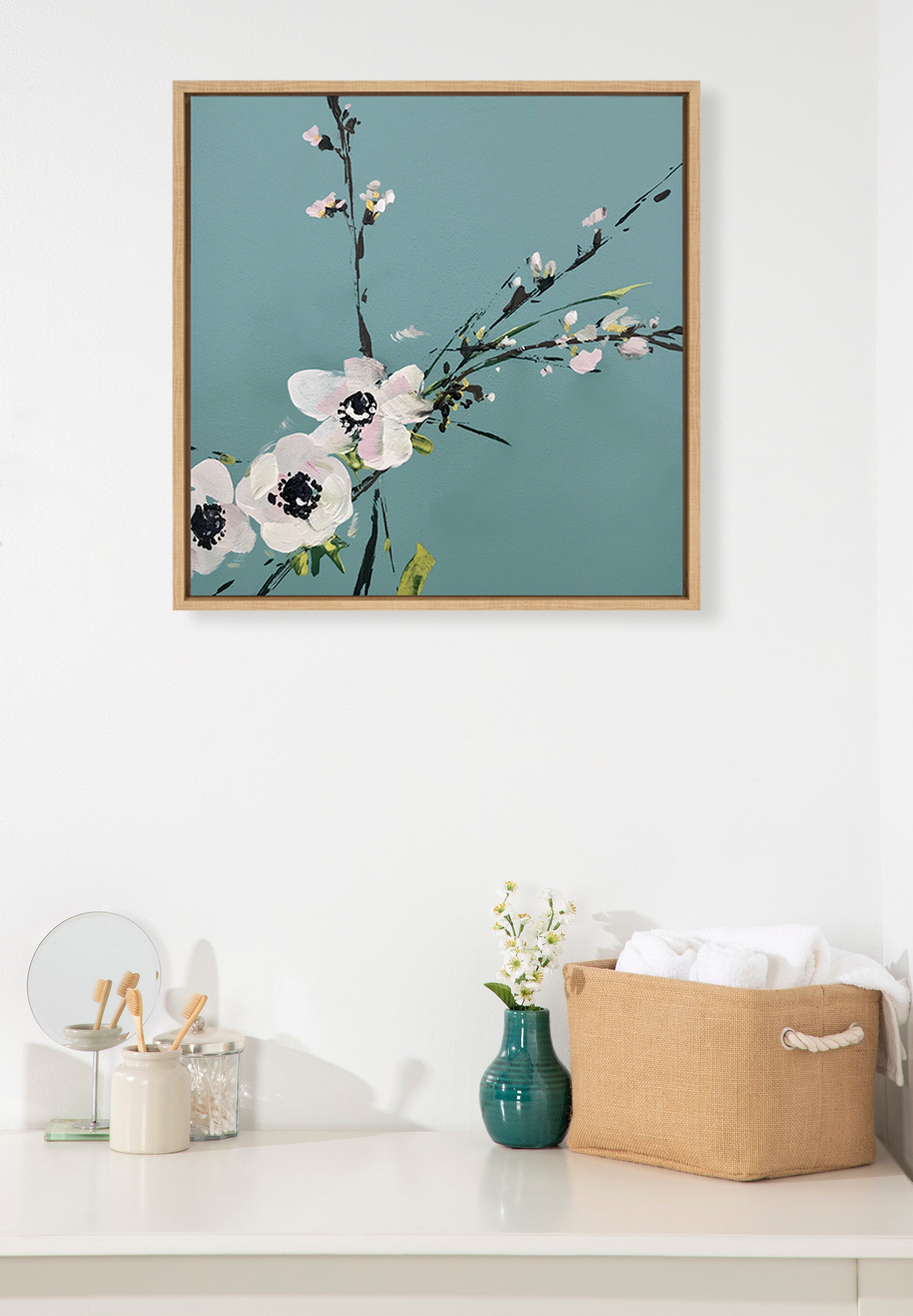 Sylvie It Could Have Gone Two Ways They Said Framed Canvas by Emma Daisy